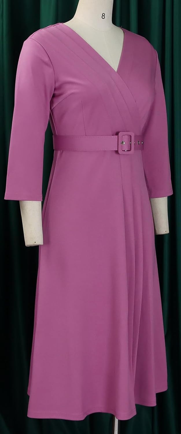 Business Work Dress for Women Elegance Church Dresses Midi Bodycon Pencil Dress Office Modest Casual Suiting Outfits - Image 3