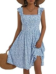 Blue White Flower-54