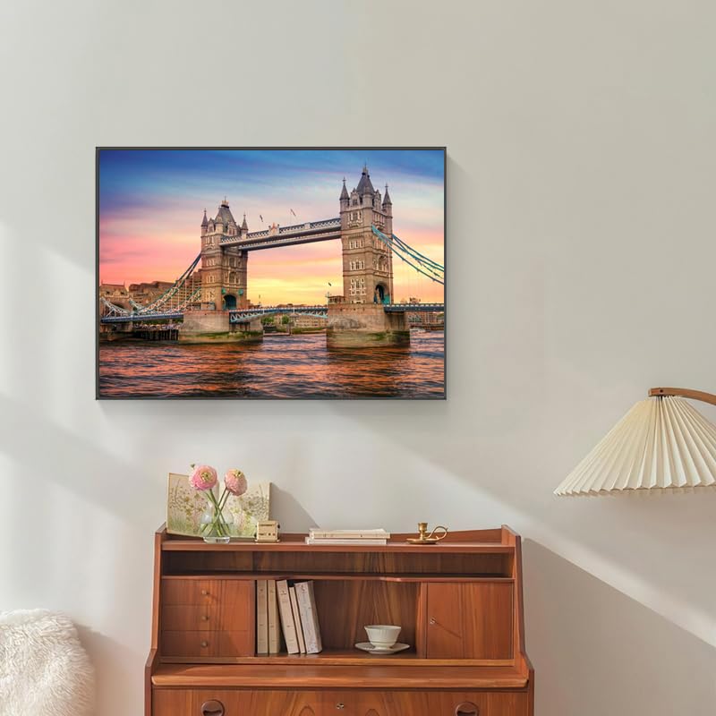 Puzzles de 500 Piezas para Adultos Puente de la Torre de Londres 20.5 x 15 Pulgadas Rompecabezas Educativo Desafío miniatura 3