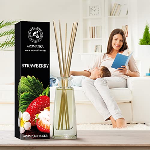 Parfum ambiance diffuseur arôme à fraise 100ml bâtonnets maison