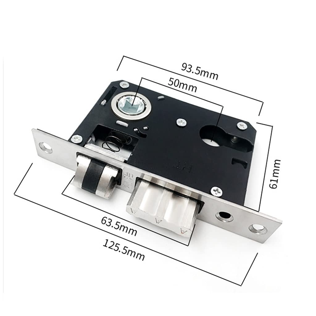 Estilo Dormitorio Mango Bloqueo Cerradura Llave Kit Kit Combinación Aleación de Aluminio Retro Lock Habitación Familia Puerta Accesorios de Hardware