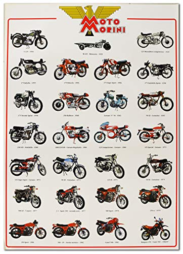 Morini Sigem Poster Moto Morini