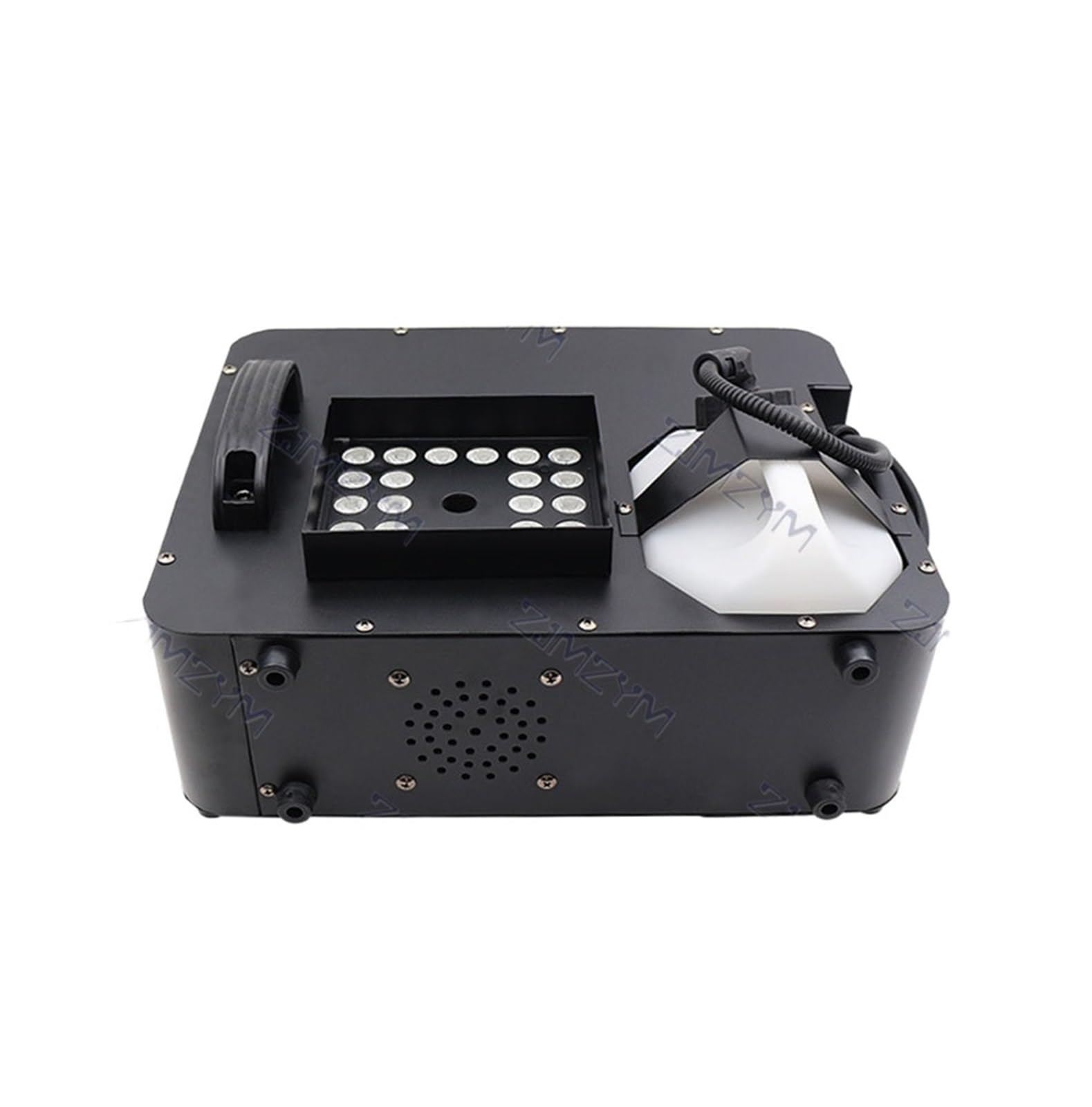 1500W LED Fog Machine Vertical Smoke 24x9W Professional Fogger for Stage Equipment for DIY Use
