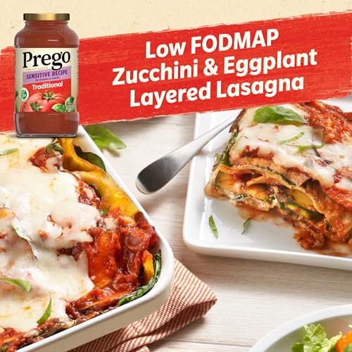Image of Prego Traditional Sensitive Recipe Low FODMAP Pasta Sauce, 23.75 Oz Jar (Case of 6) (Pack of 2)
