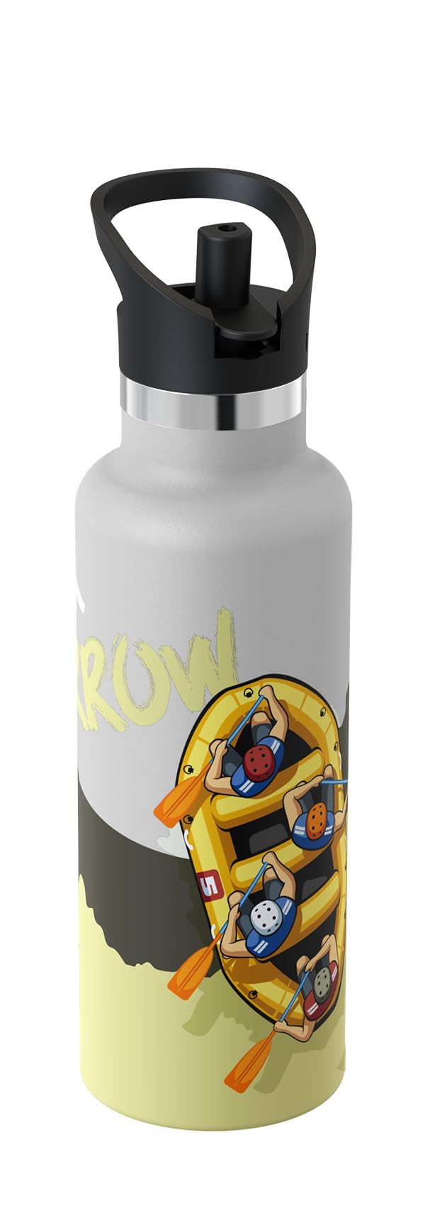 Super Sparrow Borraccia Termica, Acciaio Inox Bottiglia Termica - 350ml, 500ml, 750ml, 1L - Senza BPA Borracce, Borraccia Bambini per Scuola, Sport, Campeggio, Yoga, Palestra, Ciclismo