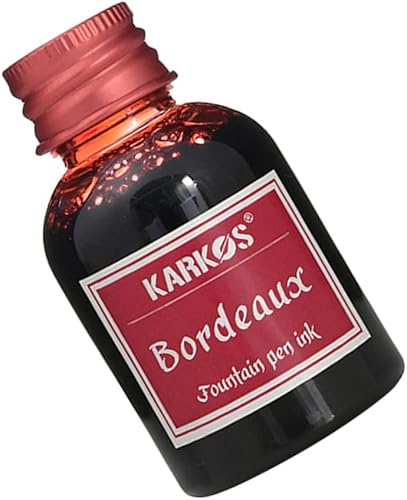 Vista 11 de Tinta embotellada para plumas estilográficas, azul oscuro brillante, tinta de caligrafía de 1.0 fl oz, escritura artística, dibujo, pintura, tinta