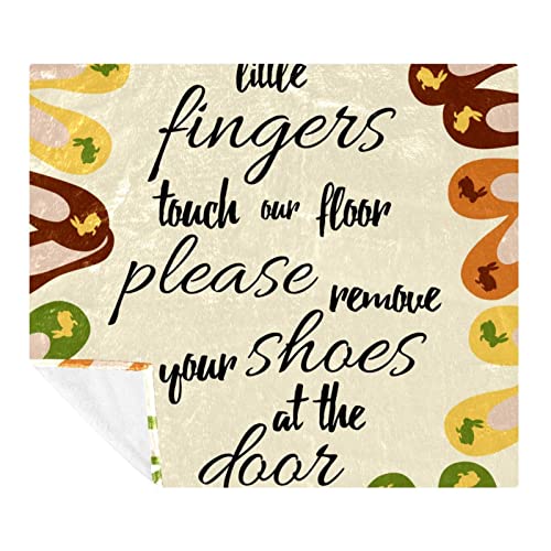 Couverture polaire super douce Welcome to Home jeté de canapé luxe