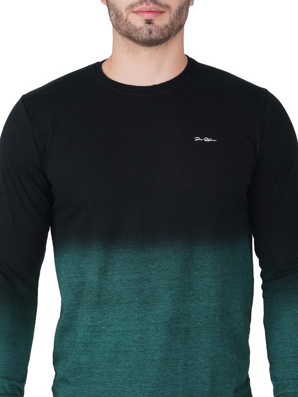 Image of PRORIDERS Men Dip Dyed Pure Cotton Full Sleeve t Shirts