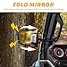 MAIKER Mirrors for Half Doors with Phone Holder Compatible with Jeep Wrangler JL Gladiator JT 2018-2023, Wrangler JL Side View Mirror, Wider View Mirrors Doors Off No Shaking
