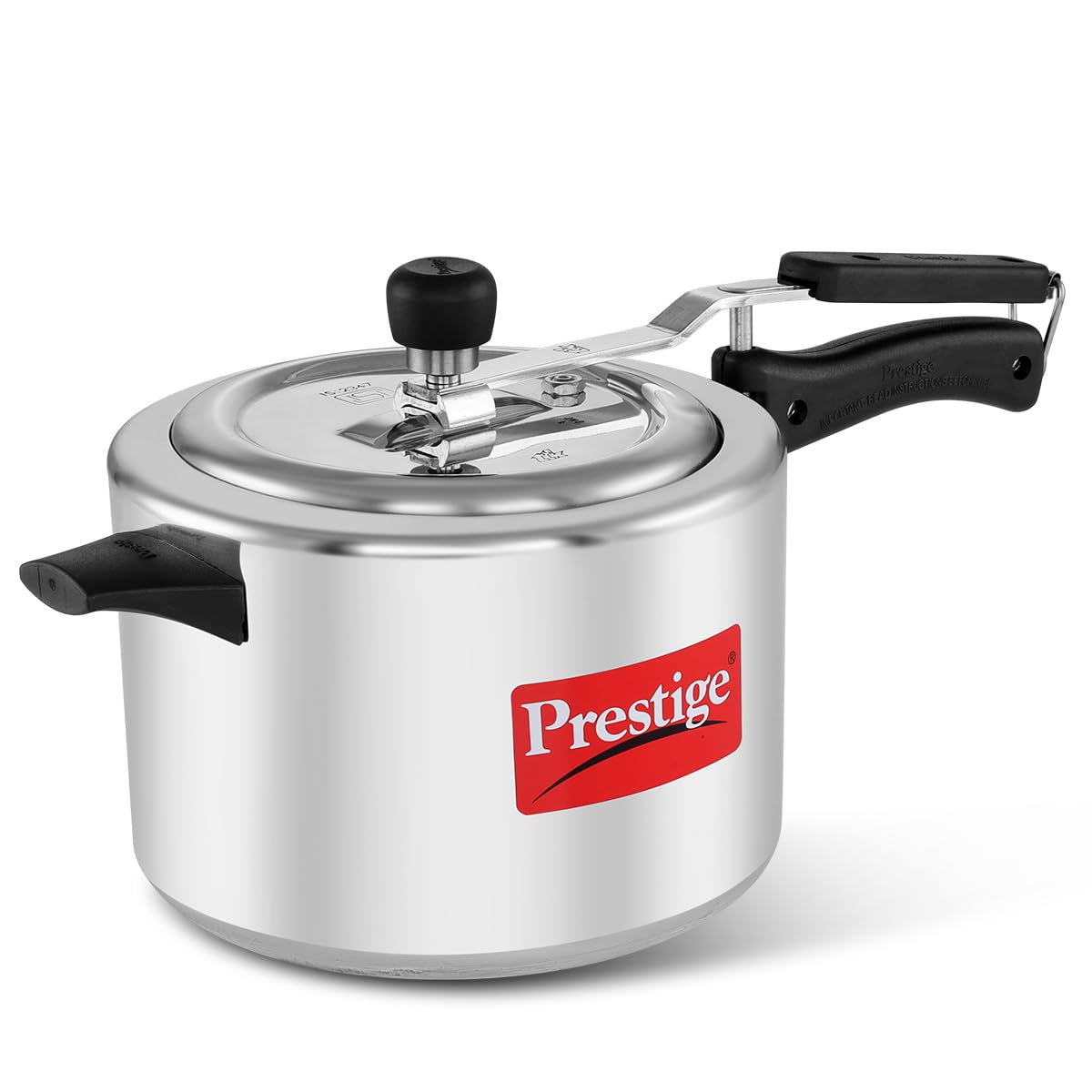 Nakshatra Plus Svachh Aluminium Straight Wall Inner Lid Pressure Cooker - Silver, 5 L, 5 Liter