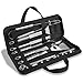 Anpro Grilling Accessories Grill Kit- Grill Set, Grilling Utensil Set, BBQ Accessories, BBQ Kit, BBQ Grill Tools, Grilling Gifts for Father's Day, Smoker, Camping, Kitchen,21 PCS-Standard Silver