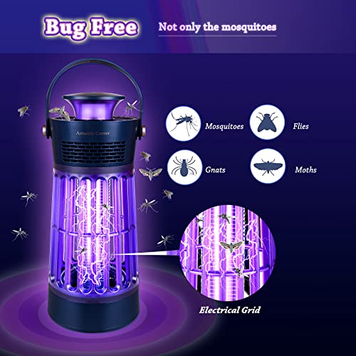 Antarctic Corner Bug Zapper Indoor Insect Trap Fly Gnat Mosquito Catcher With 22 Led Uv Lights And Quiet Suction Design For Home #TOP1