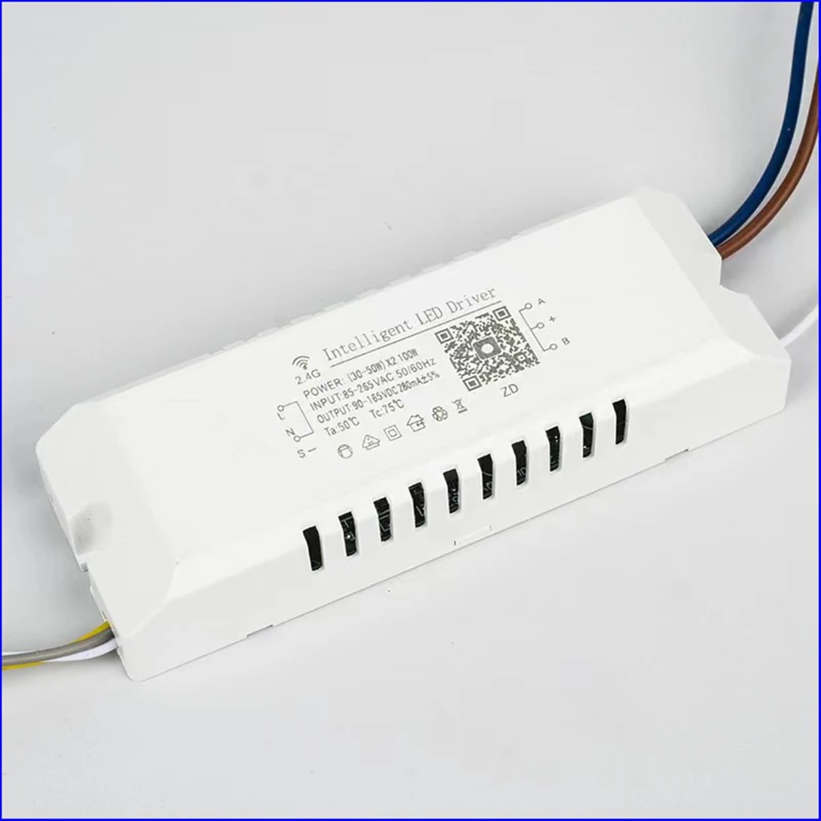 Ingresso di energia AC85-265 V, controllo applicazione LED, isolamento LED, controller 2,4 G, LED intelligente, telecomando (40-60 W) X2 per colore regolabile, 1 unità (30-50 W)-2)