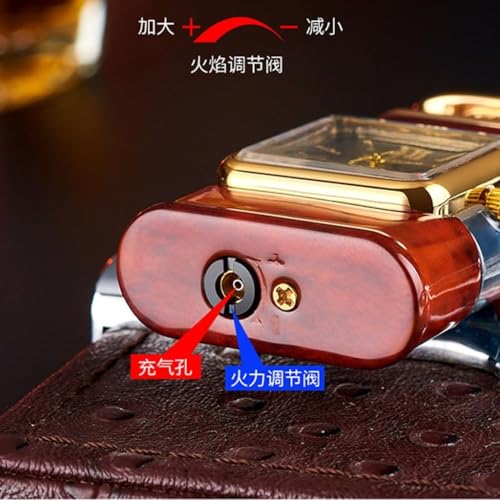Encendedor Vintage Jet Flame Recargable Butano miniatura 4