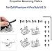 [Drone Accessories] Drone Accessories for DJI Phantom 4 Pro/Adv/V2.0 Quick Release Propeller Mounting Plates for DJI Phantom 4 Pro/Adv/V2.0 Blade Base 2 CCW & 2 CW with Screws Rings Spare Part Replace