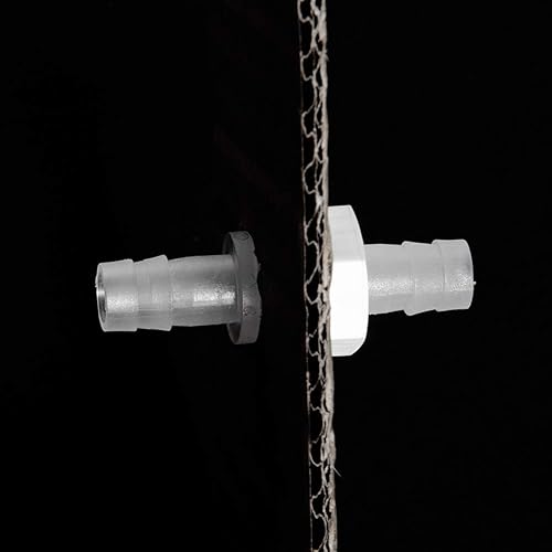 Miniatura 5 de Feelers Púa de manguera de 12 pulgada a granel, accesorio de púas hexagonales, adaptador de plástico, empalmador de unión con junta para