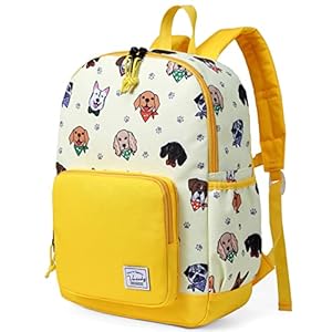 VASCHY Kids backpacks, Cute Lightweight Water Resistant Preschool Backpack for Boys and Girls Chest Strap