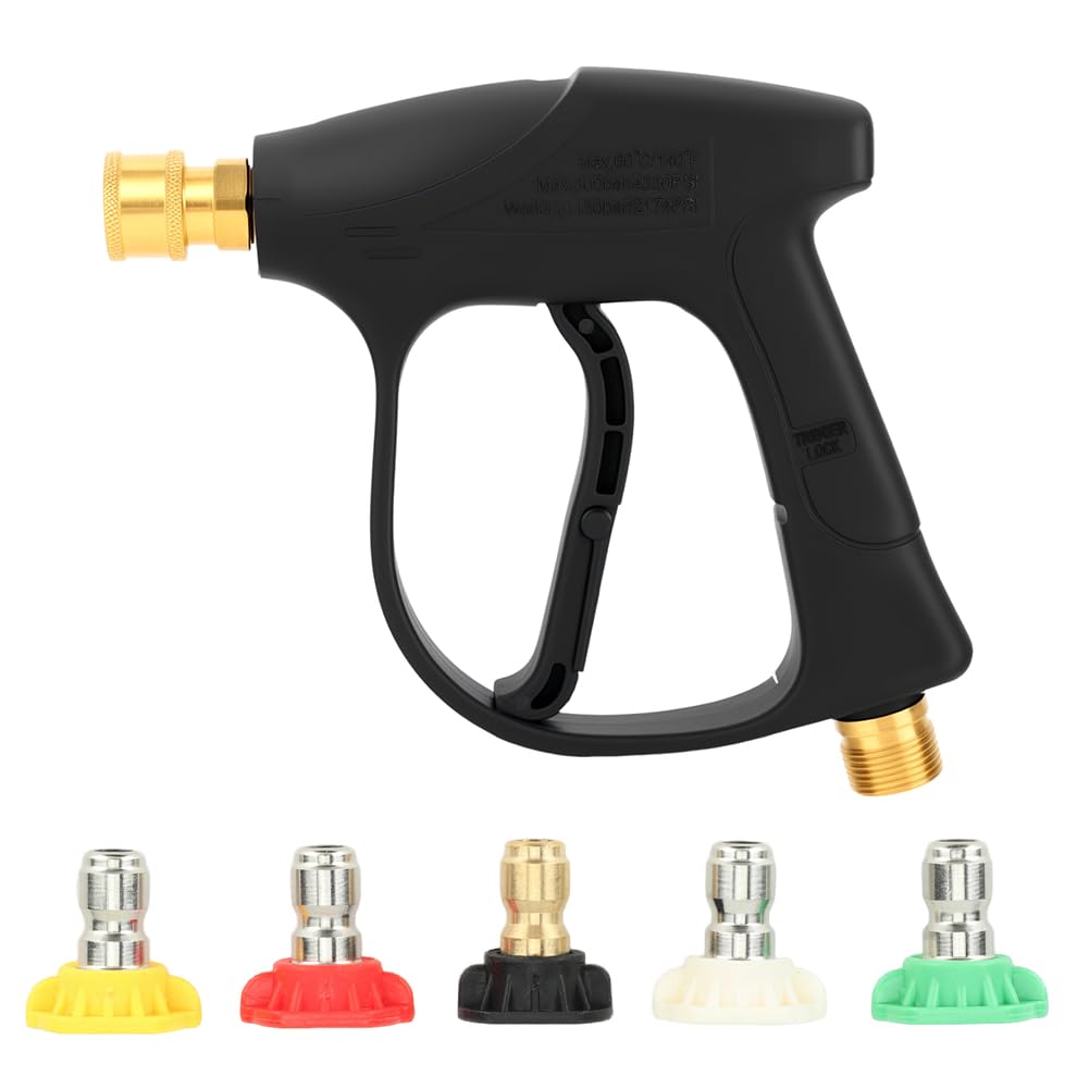 Pistolet de nettoyage haute pression anti-fuite M22 pour rajeunir une clôture et un sol