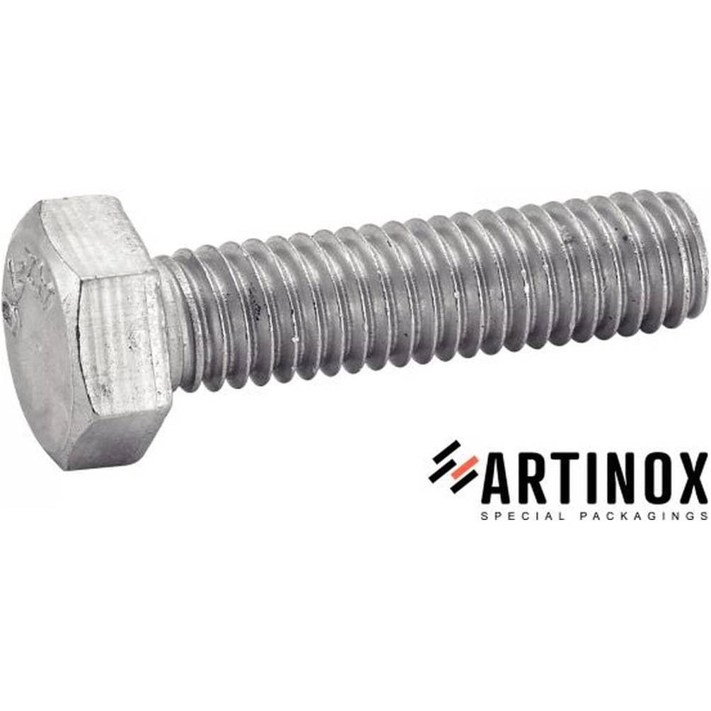 D-Work - Tornillos para metales, cabeza hexagonal UNC, 1/2 x 1-1/4 mm, acero inoxidable A2