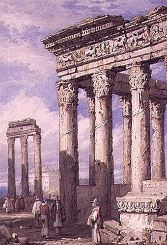 Imprimé sur toile le Forum de Samuel Prout grand format 60x90cm