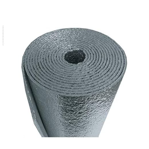 US Energy Products - 4' x 4' Roll (16 Sqft) Car Van SUV RV Camper Vehicle Insulation Sound Deadener & Radiant Heat Barrier Mat - Automotive Lightweight Thermal Insulation