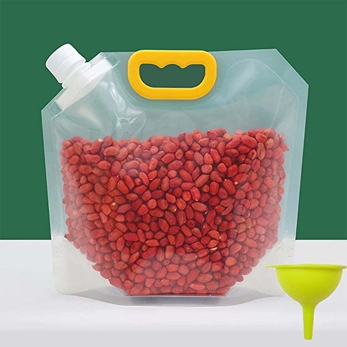 AP & ZP Hand Held Hermetic Grain Storage Bags Stand Up Food Storage Bag