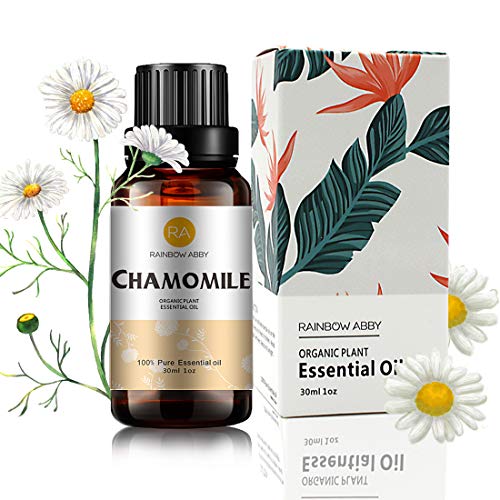 Chamomile Essential Oil (30ML), 100% Pure Natural Organic Aromatherapy Chamomile Oil for Diffuser, Massage, Skin Care, Yoga, Sleep