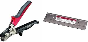 MIDWEST Bulldog Aviation Tin Snips & Malco 12" Folding Tool Combo - Professional Metal Cutting & HVAC Ductwork Set