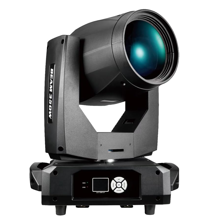 CAZULO Set of 2 17R 350W Beam Moving Head Light DMX512 Sound Control DJ Disco Music Party Bar Stage Lights