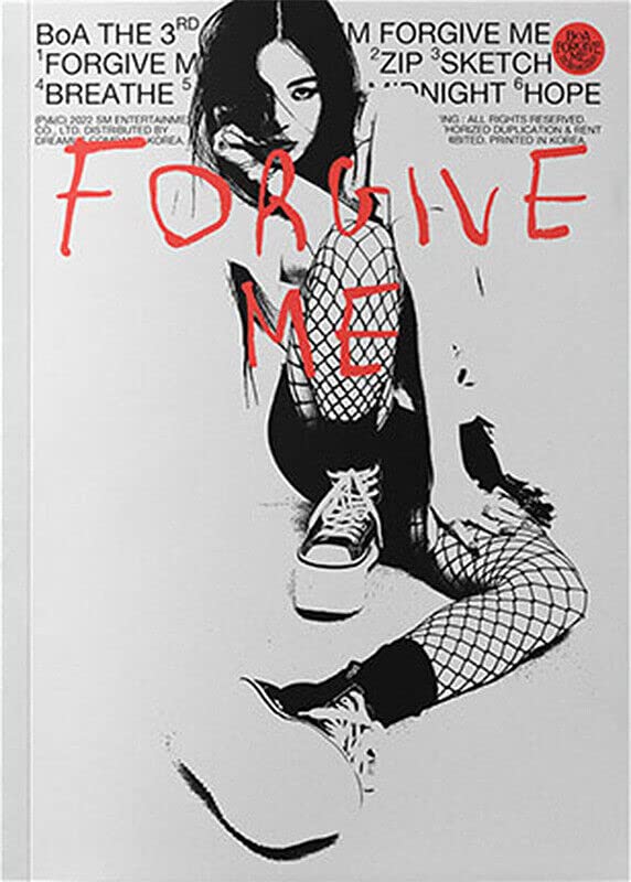 BOA ForGIVE ME 3ème Mini album ForGIVE Ver K-POP scellé sans rayure album neuf