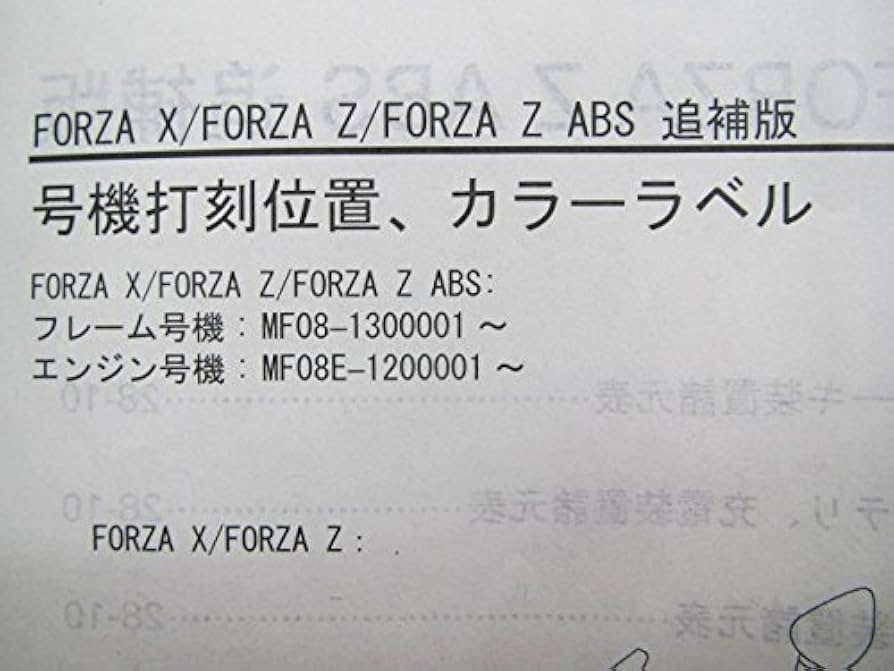 【新品未使用】魔法のホース 説明書 小冊子付き Amazon.co.jp: 中古 ホンダ 正規 バイク 整備書 フォルツァ X Z