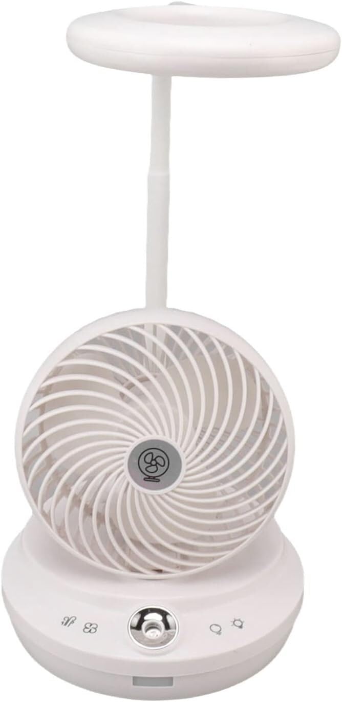 Lampe de bureau humidificateur ventilateur pour éviter la fatigue oculaire et l'air sec