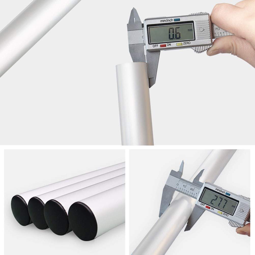 2 Stück, 126 cm, Kajak-Paddel aus Aluminiumlegierung, abnehmbar, längenverstellbar, leicht, professionell, für Schlauchboot, Schlauchboot