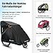 Faltgarage für Fahrradanhänger Universelle Hundeanhänger lastenanhänger Abdeckung wasserdicht Plane Abdeckhaube Frost und staubdicht 600D Oxford Regenschutz für Outdoor Fahrrad zubehör(140*88*92cm)