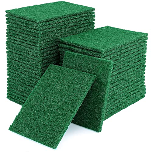 IJRPLM 100 Pcs Heavy Duty Green Scour Pads