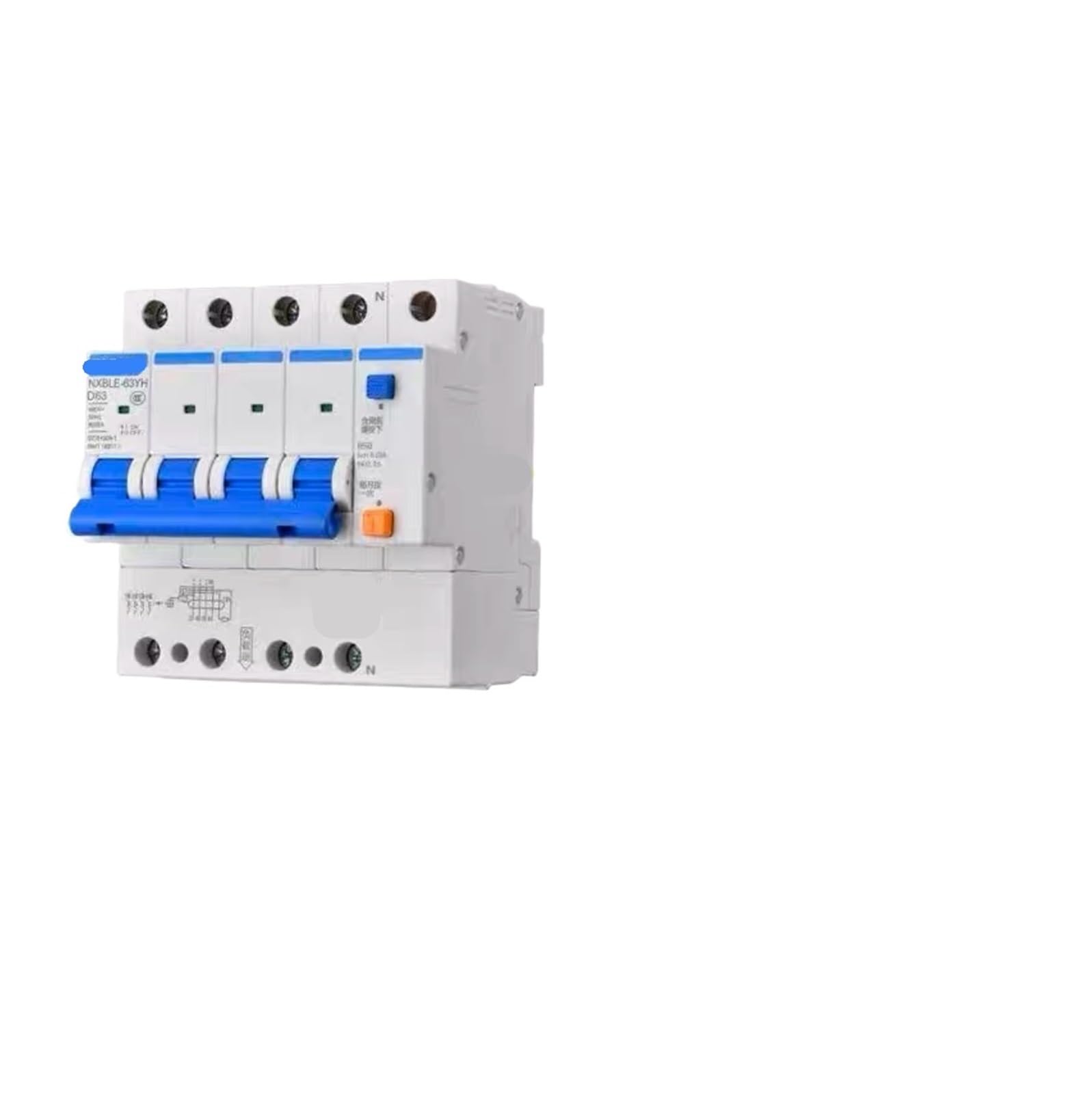 OSHZIKJII 1P+N 2P 3P 3P+N 4P 30MA Breaker 16A(16A)