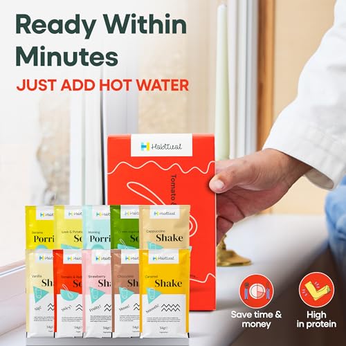 Habitual 10 Pack Meal Replacement Shake Soup and Porridge Taster Box - Image 6