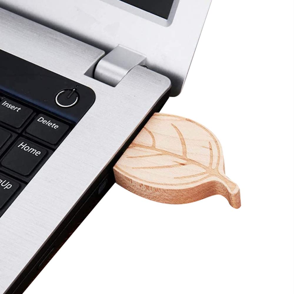 Chiavetta USB da 64 GB, in legno d'acero, USB2.0, 64 GB, con chiavetta USB
