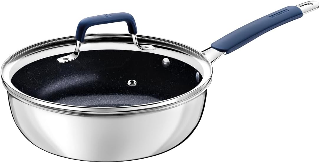 Frigideira Funda Com Tampa Tramontina Romagna Em Aço Inox E ... - imagem principal do produto