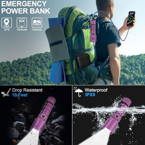 Image of Rechargeable Flashlights High Lumens,Super Bright Small Powerful Flashlight