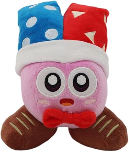 Vadkind Kirby Peluche de Marx de 11.8 pulgadas para regalo de fanáticos del juego, linda figura de peluche para niños y adultos