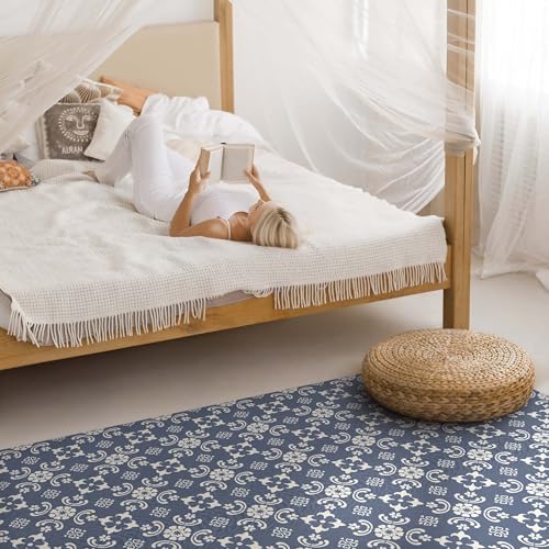 Tapis du sol vinyle 150x225 cm rectangle pour cuisine salon et chambre