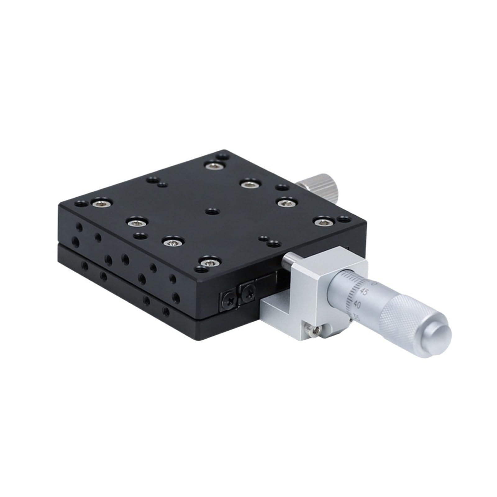 Oś X 125 * 125 mm Stacja przycinania Platforma przemieszczania ręcznego Stół liniowy Stół przesuwny LX125-C LX125-L LX125-R Szyna poprzeczna (125-R)