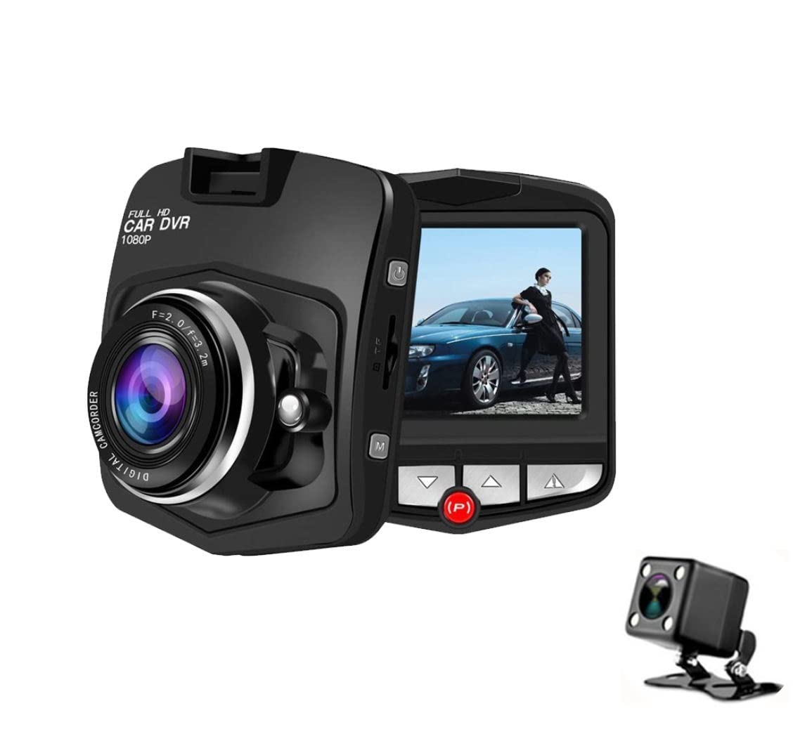 FNX® D6 Dash Cam with Night Vision, GSensor and Dual Camera 2.4