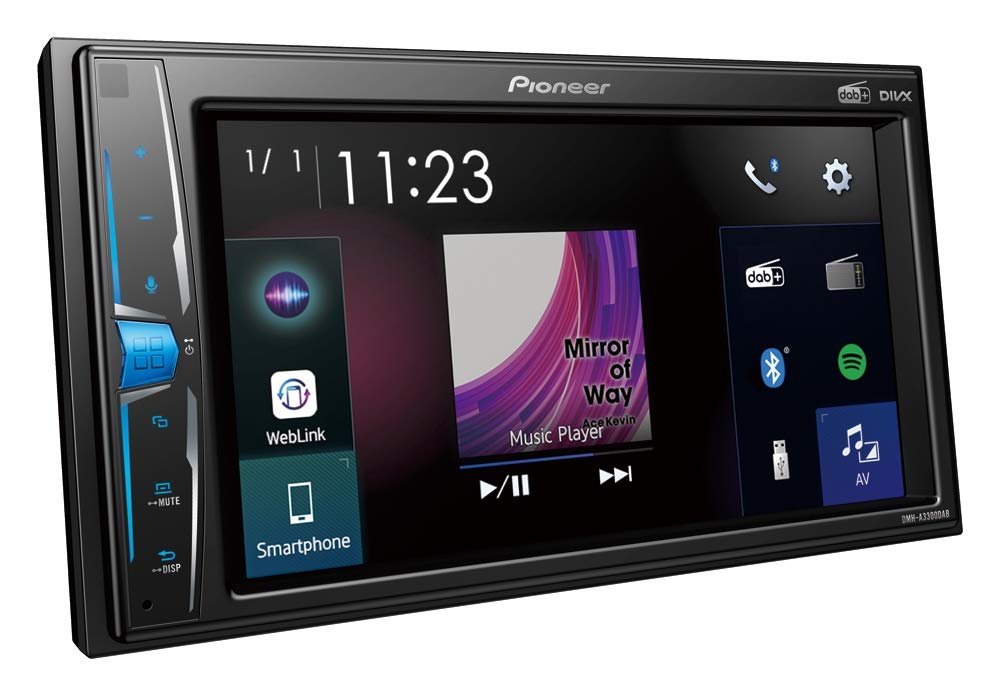 PIONEER DMH-A3300DAB - Schermo AV per Auto, Doppio DIN