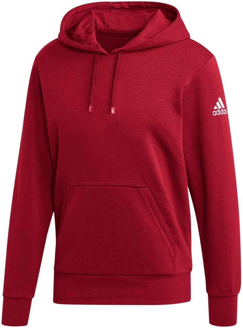 adidas red fleece hoodie