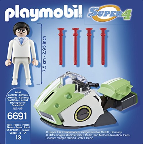 Playmobil 6691 Super 4 Sky Jet - vue 4