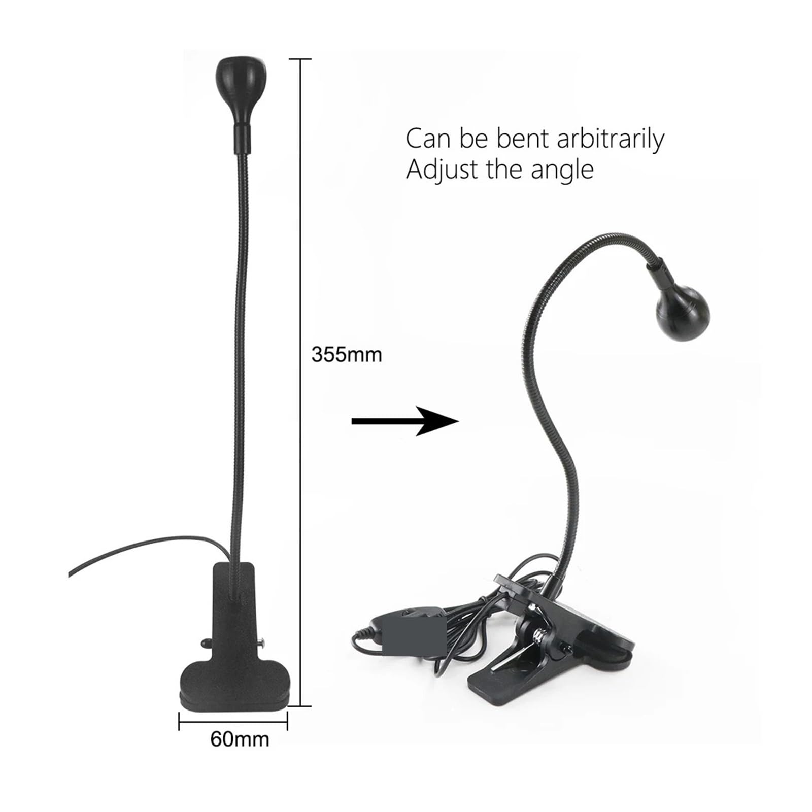 Światło UV, Lampy ultrafioletowe Led USB Lampka biurkowa Led Clip-On Mini Żel UV Lampa utwardzająca Suszarka do paznokci Dla majsterkowiczów Nail Art Dla gotówki Detektor medyczny