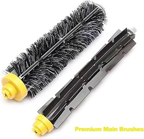 Image of Replacement Brush Rollers for irobot Roomba 600 Series 694 676 675 692 695 677 671 690 680 660 650 620 614 610 600 & 500 Series 595 585 564 Vacuum Robot 2 Pack