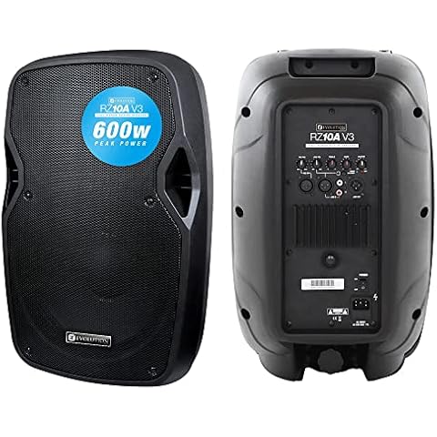 AVC Designs Evolution Audio RZ10A V3 Portable 10" 600W Active Powered Stage Club PA Speaker Cover